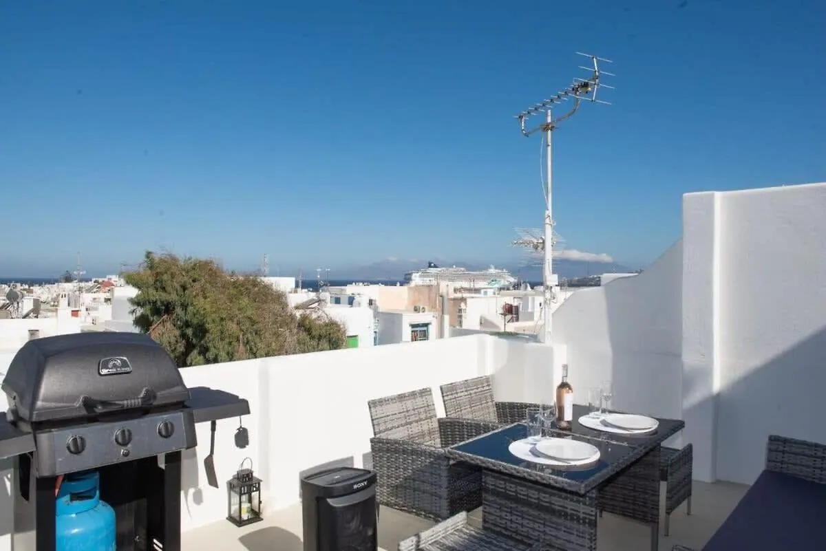 Amazing Mykonos Town Maisonette With Roof Garden